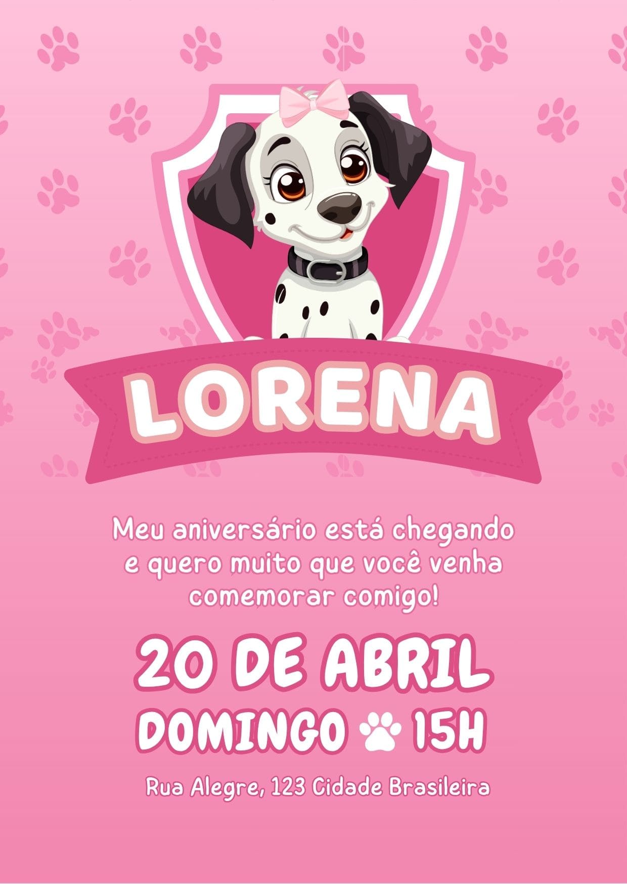 Festa de Aniversário Infantil Azul Convite (2) (1)